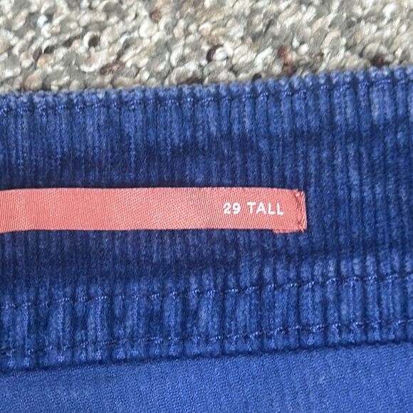 Pilcro anthropology Stylish Blue Corduroy Pants size 29 Tall - Picture 8 of 11
